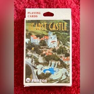 New Hearst Castle photo playing cards.